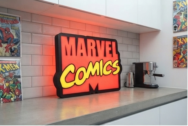 Marvel Comics Wall Logo