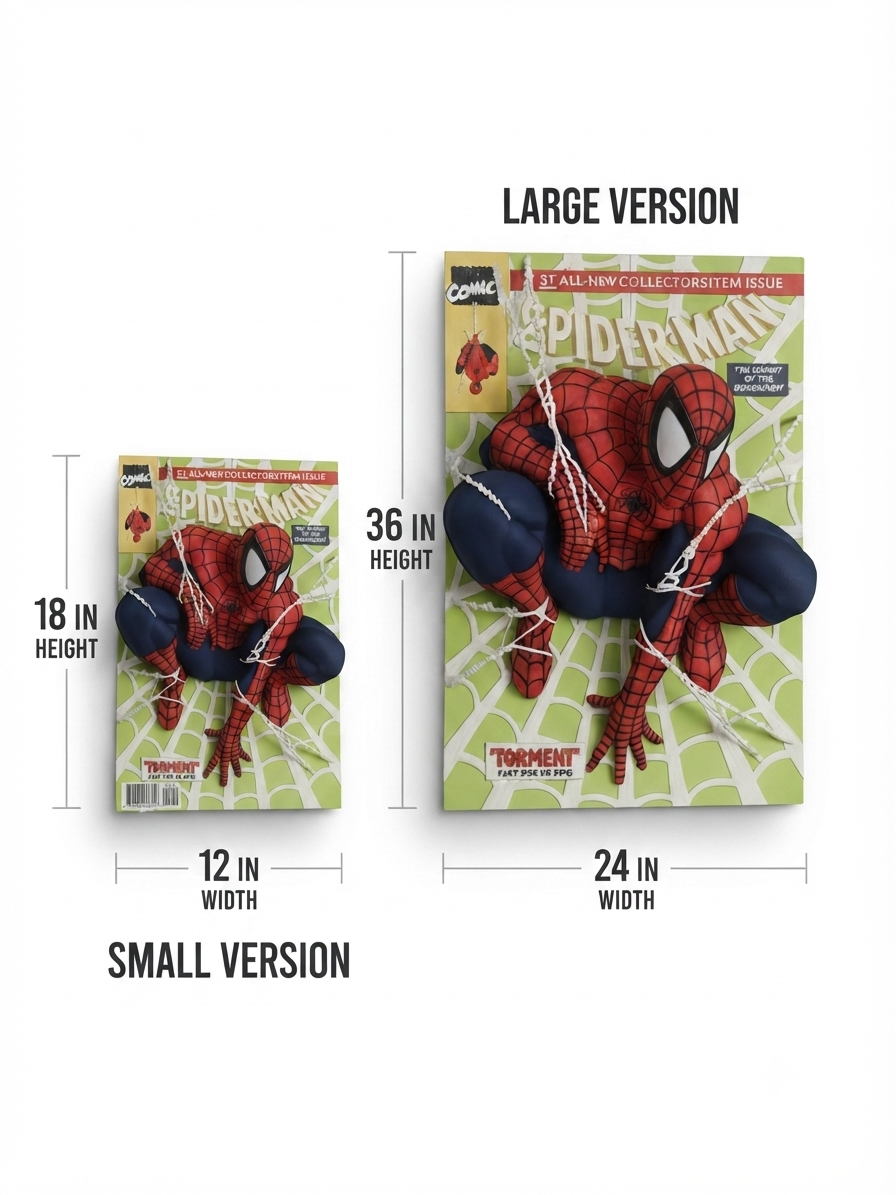 Spiderman 3D Wall Art