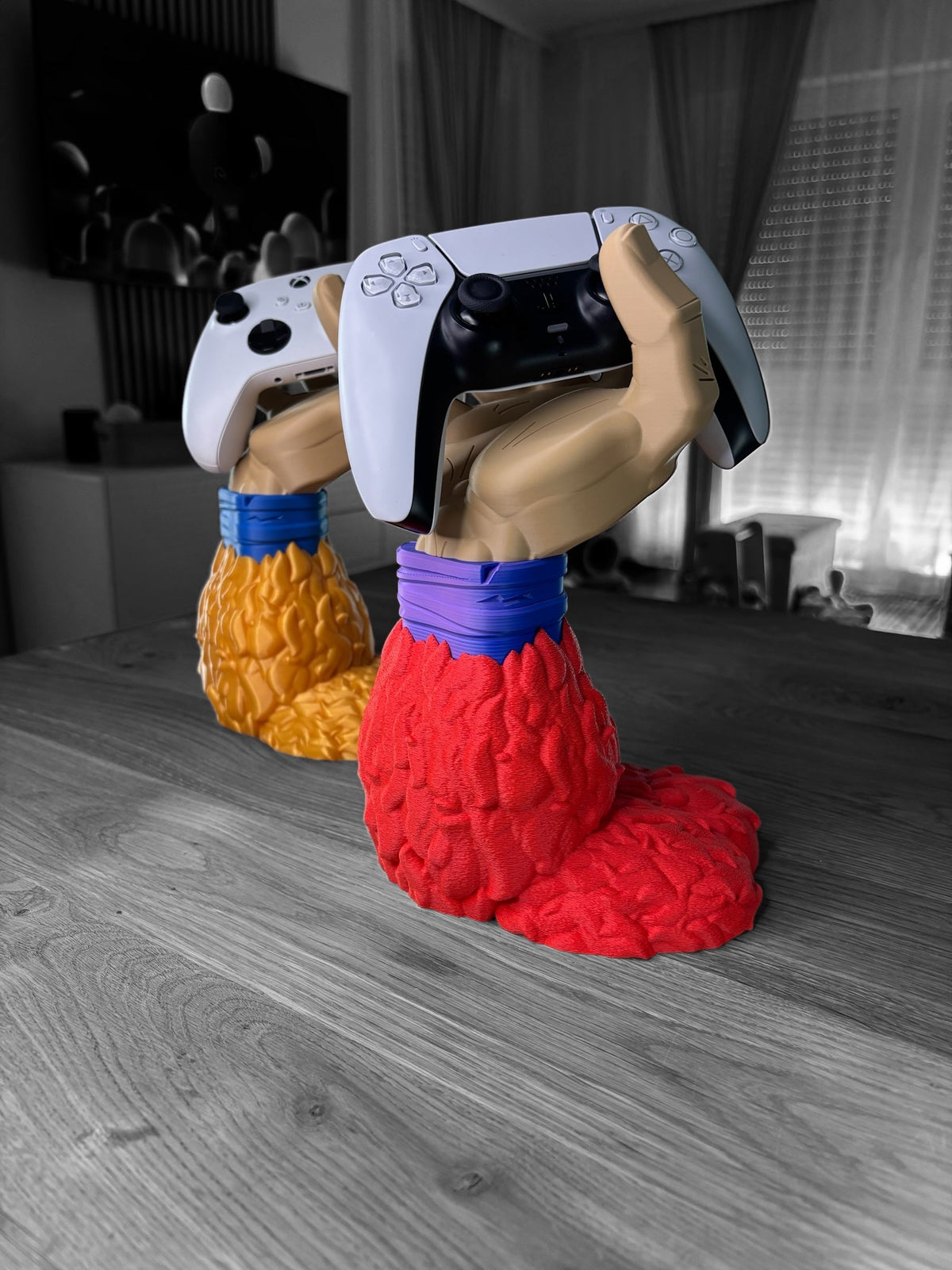 Dragon Ball GT Goku SSJ4 Controller Stand | Gaming Controller Holder for PS5, PS4, Xbox & PC