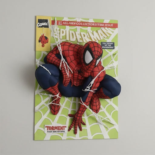Spiderman 3D Wall Art