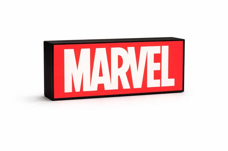Marvel Logo Lightbox – Desk & Table Decor